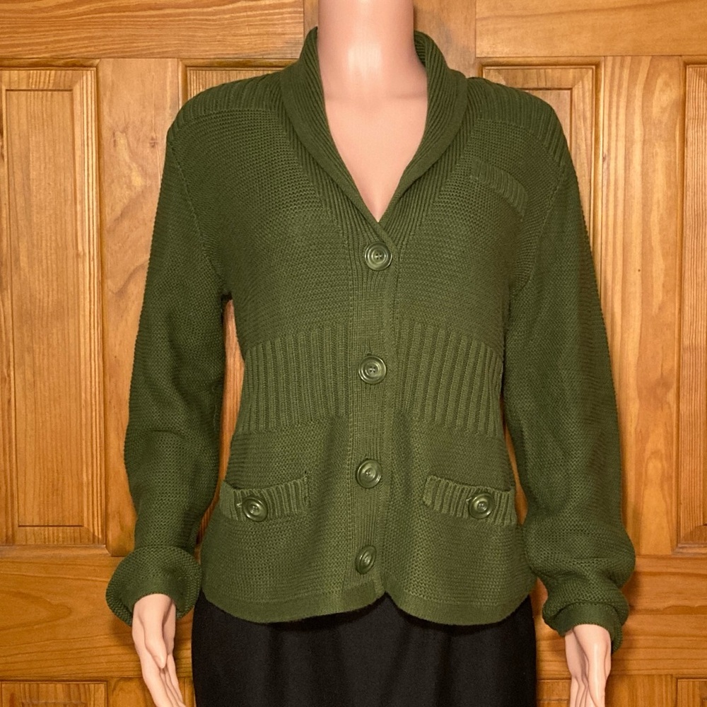 EUC Vintage Laura Scott Sweater Cardigan Size L